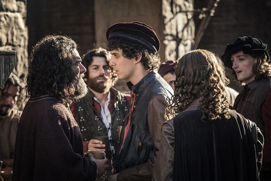 Leonardo da Vinci conoce a Miguel Ángel en la serie 'Leonardo'