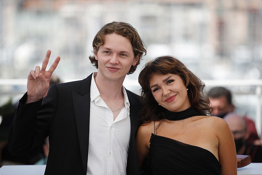 Jack Kilmer y Mercedes Kilmer en el Festival de Cannes