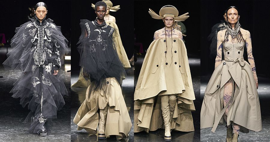 Desfile de Jean-Paul Gaultier colección Alta Costura Otoño 2021 en la Paris Fashion Week