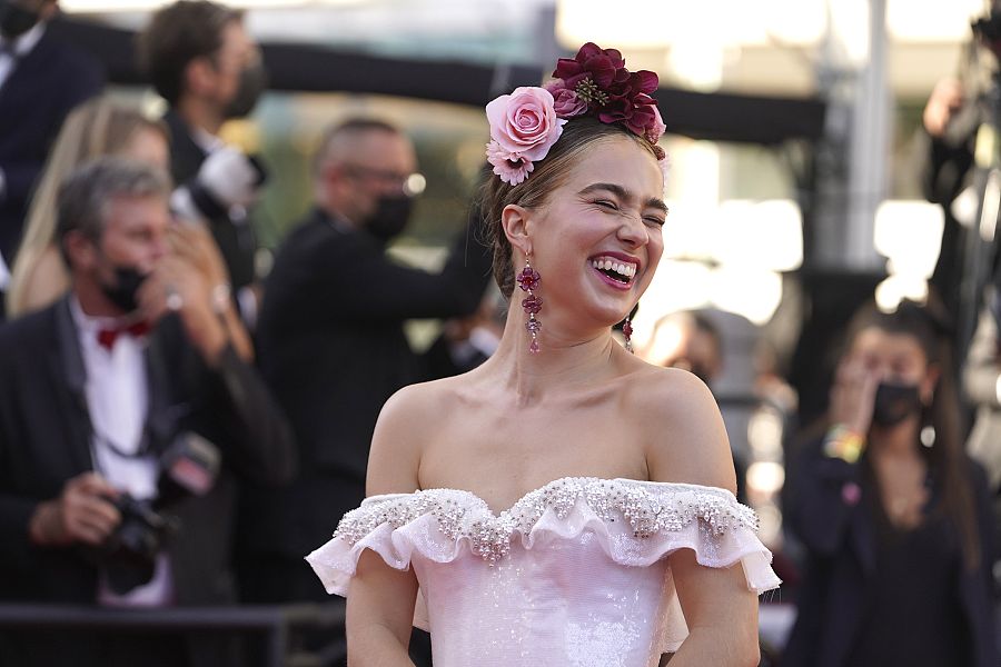 Haley Lu Richardson en la premiere de 'Stillwater' en el Festival de Cannes