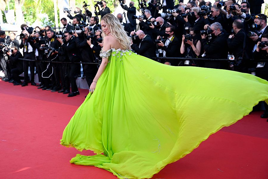 Chiara Ferragni en la premiere de 'Stillwater' en el Festival de Cannes