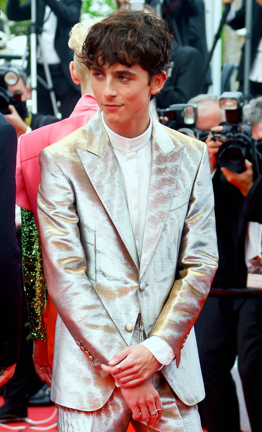 Timothée Chalamet en la alfombra roja de Cannes