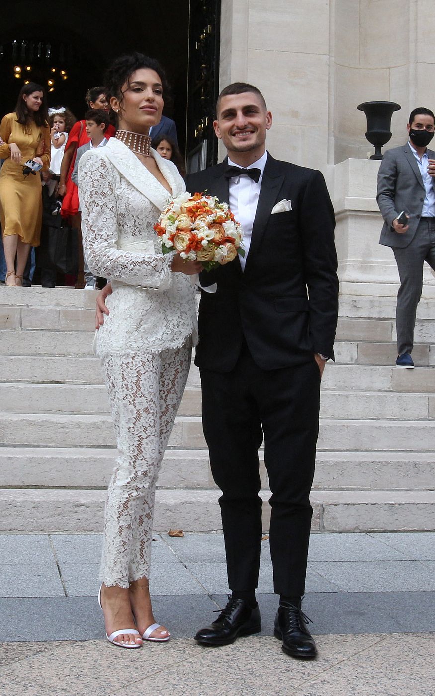 Boda de Marco Verratti y Jessica Aidi en París