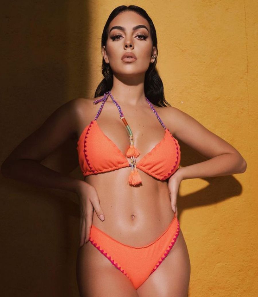Posado en bikini de Georgina Rodríguez