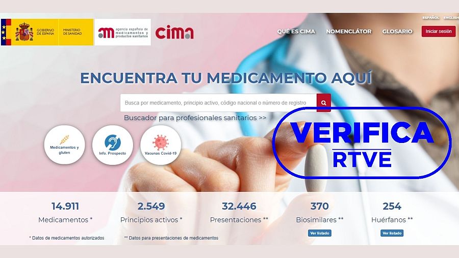 Buscador del Centro de Información del Medicamento (CIMA)