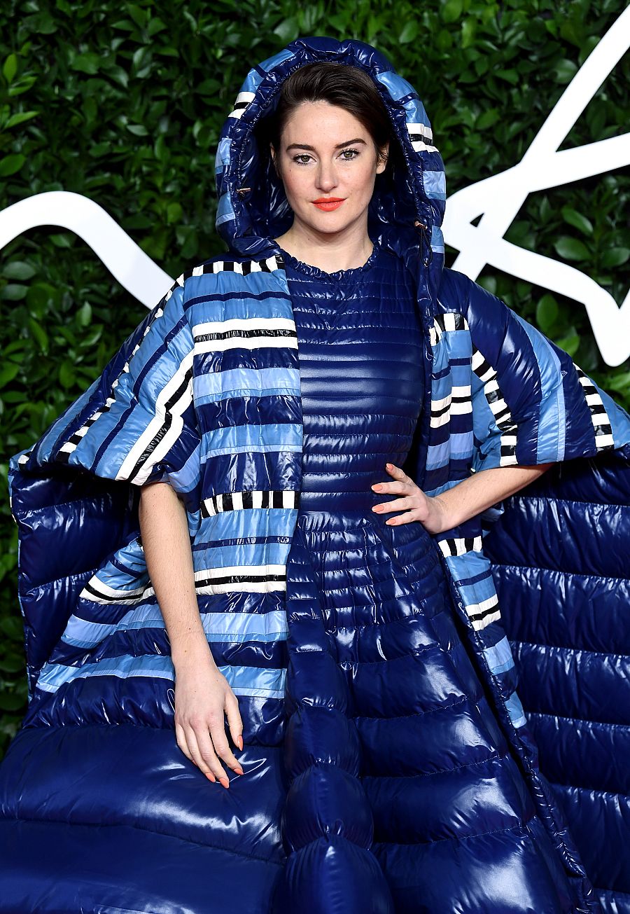 Shailene Woodley en los Premios de la Moda en Londres en 2019