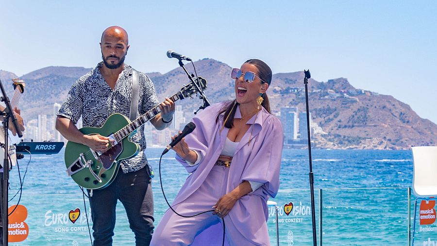 Ruth Lorenzo durante su actuación