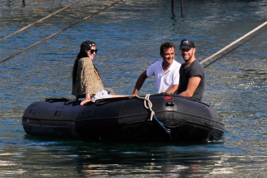 Dakota Johnsno y Chris Martin de vacaciones en Mallorca