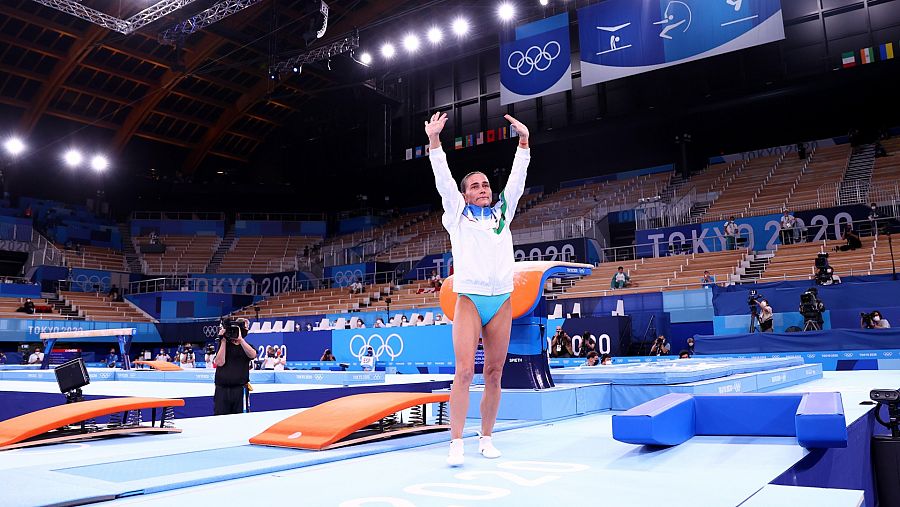 Oksana Chusovitina se retira tras caer eliminada en sus octavos Juegos Olímpicos