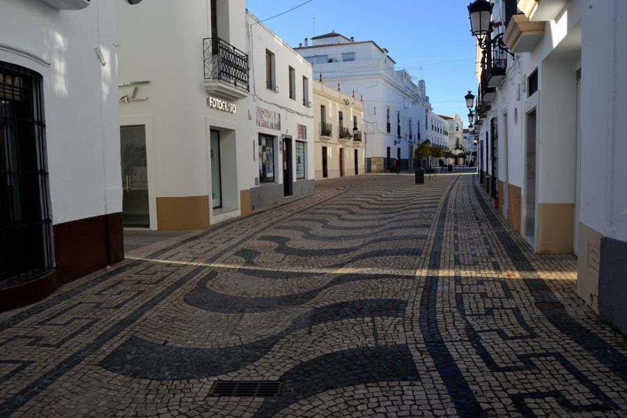 Empedrado luso de Olivenza