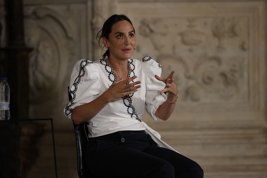 Tamara Falcó en la Catedral de Burgos