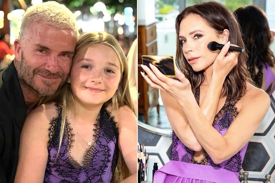 El vestido que comparten Victoria Beckham y su hija Harper