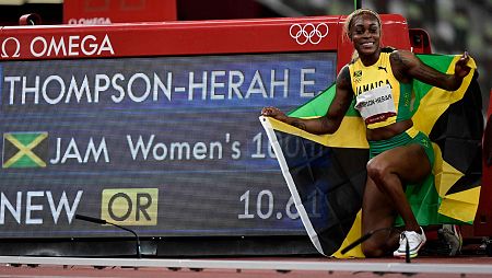 Elaine Thompson, segunda mejor marca de la historia en los 100m.