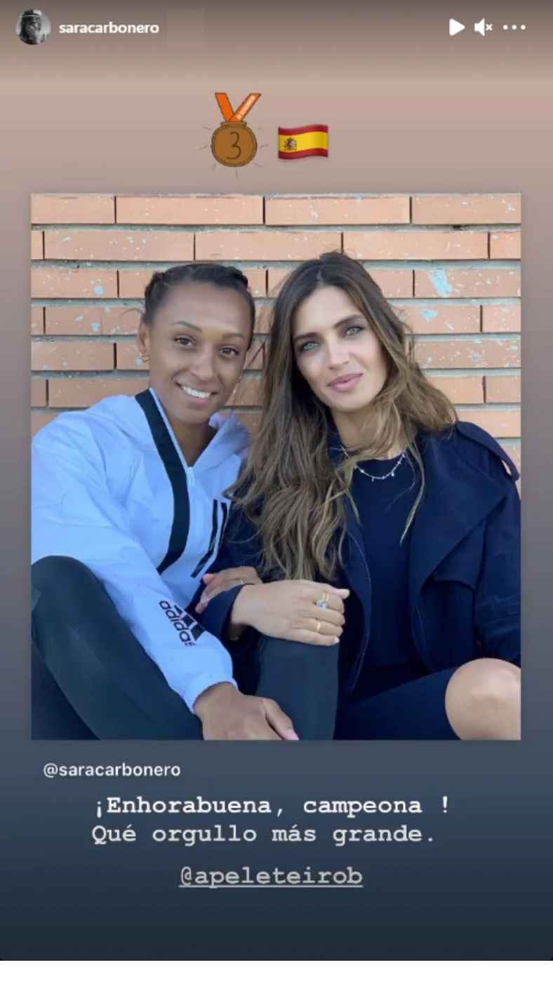 Sara Carbonero le dedica esta 'story' a Ana Peleteiro