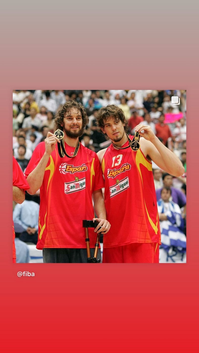 Willy Hernángomez homenajea a los Gasol