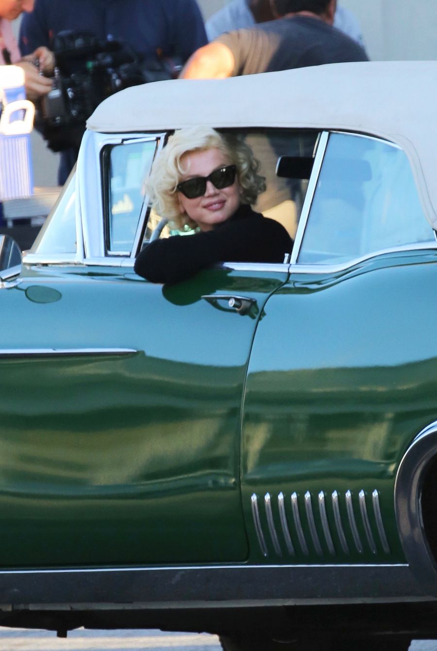 Ana de Armas caracterizada como Marilyn Monroe en 'Blonde'