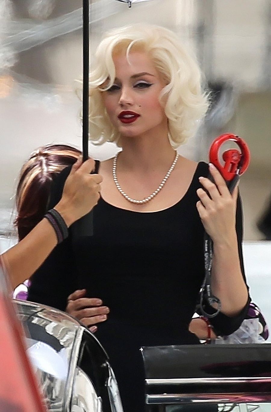 Ana de Armas caracterizada como Marilyn Monroe en 'Blonde'