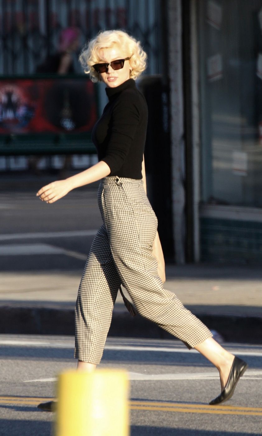 Ana de Armas caracterizada como Marilyn Monroe en 'Blonde'