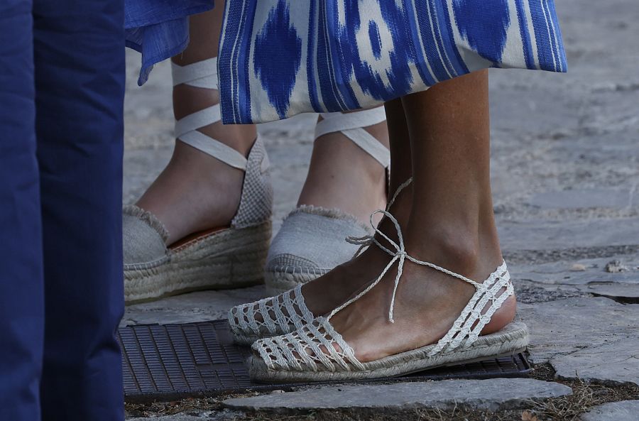 Las alpargatas de la reina Letizia y sus hijas