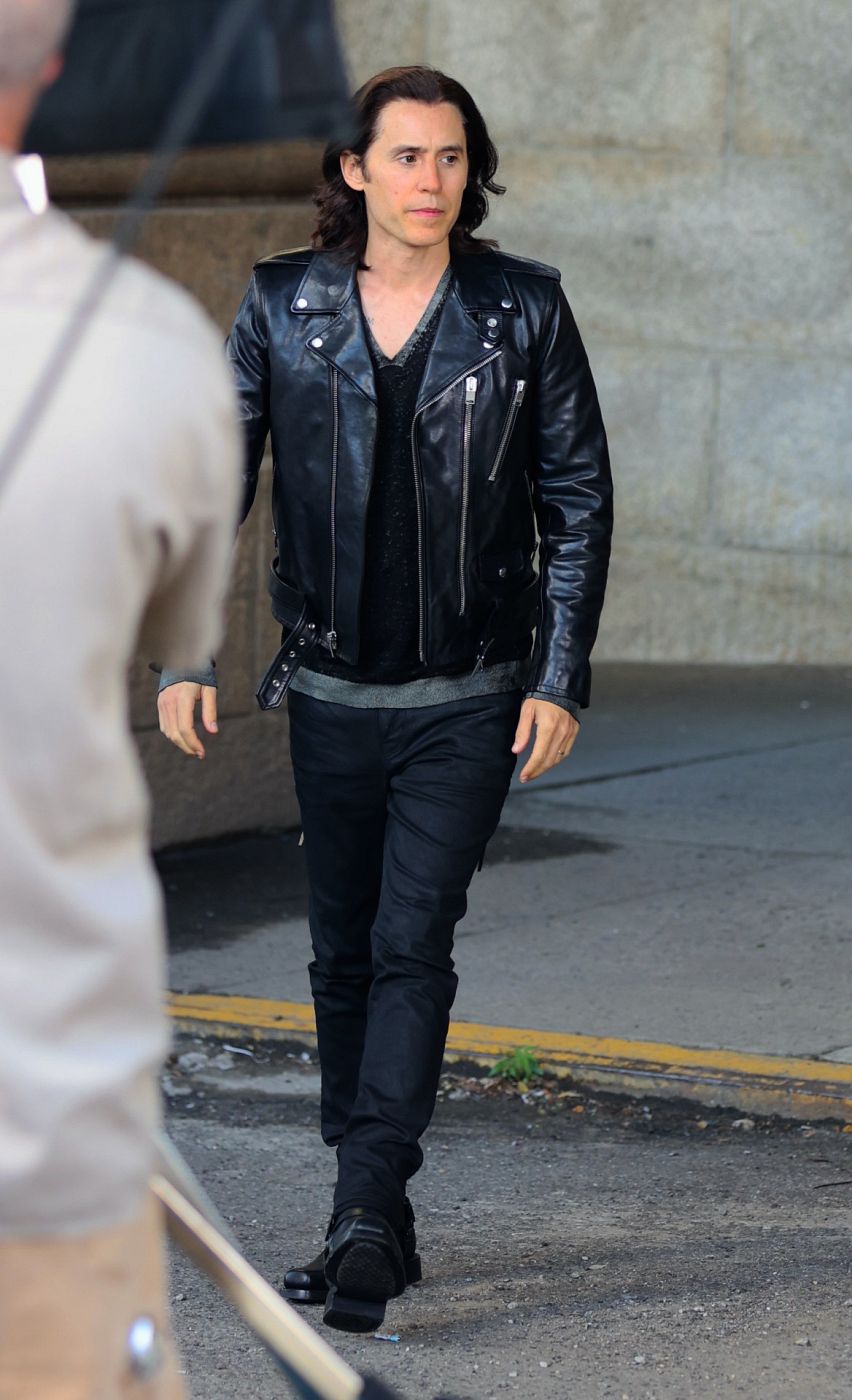 Jared Leto en el set de rodaje