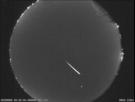 Un meteoro de las Perseidas