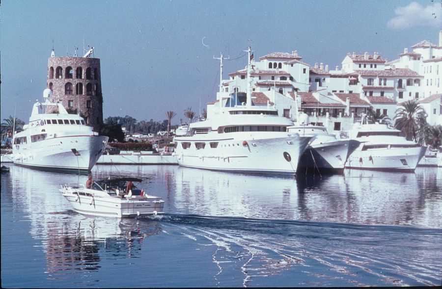 Lujo, fiestas y yates, eran la imagen de Marbella