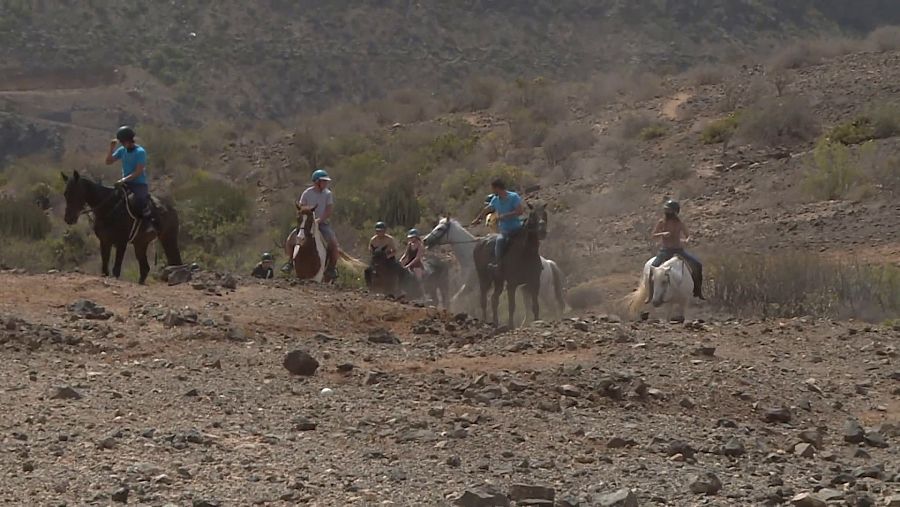 Paseo a caballo entre volcanes