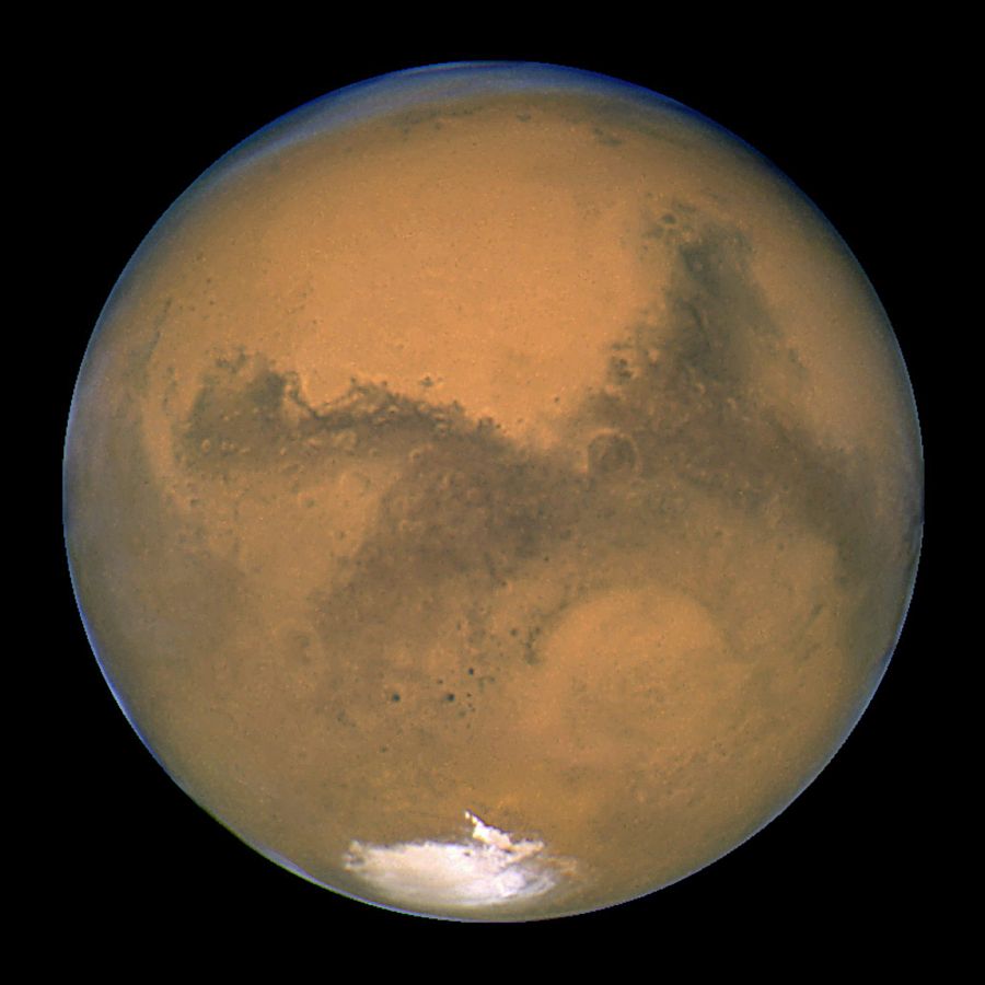 El telescopio espacial Hubble ha tomado fotografías detalladas de Marte