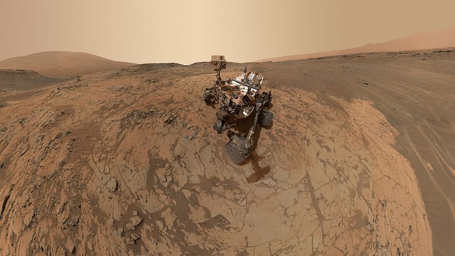 Autorretrato del rover Curiosity de la NASA