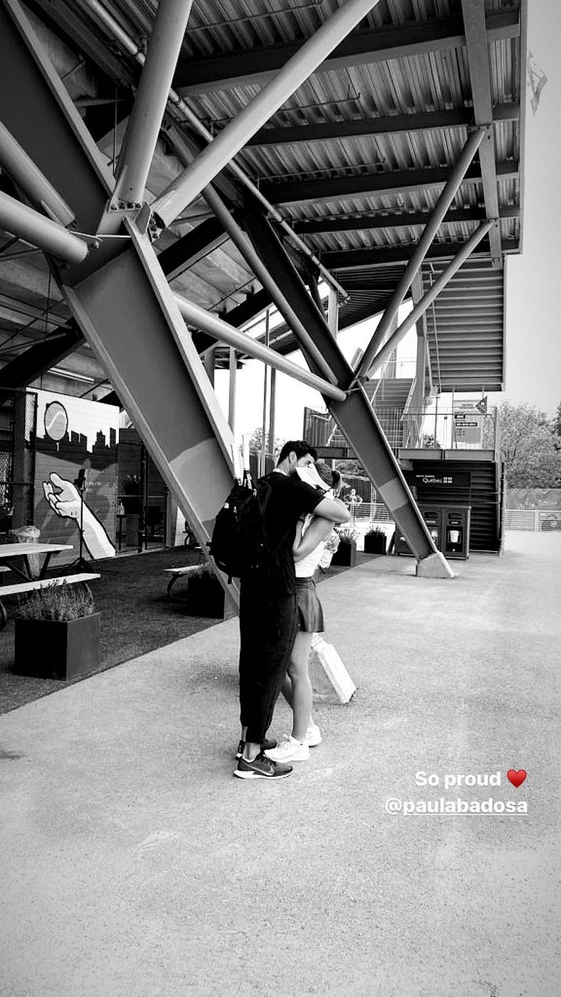 Paula Badosa y Juan Betancourt intercambian mensajes en redes