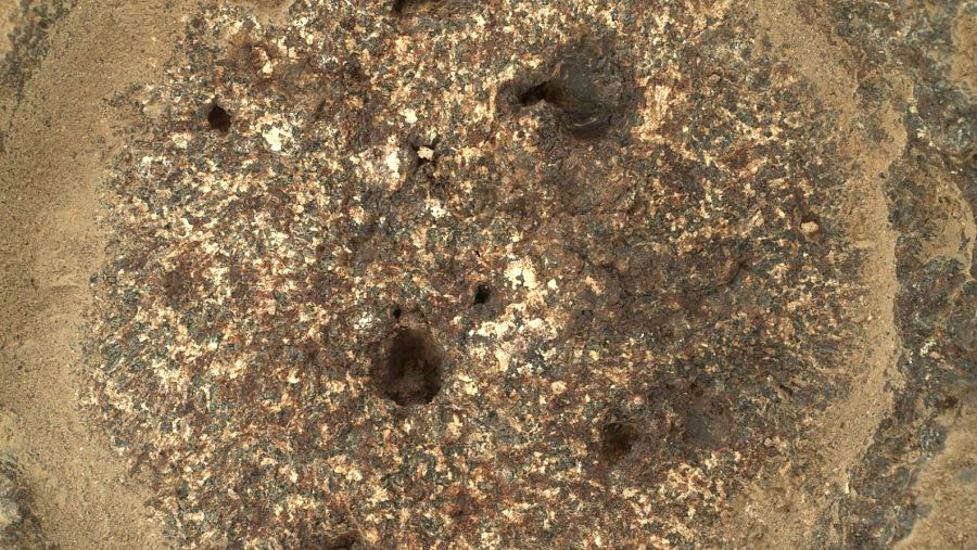 Imagende la superficie de Marte tomada por las cámaras del Perseverance