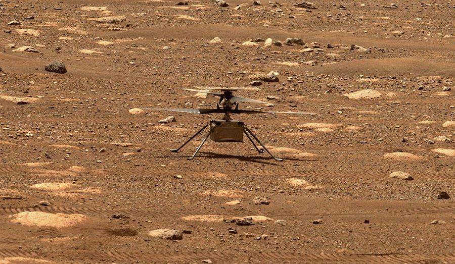 El helicóptero Ingenuity de la NASA