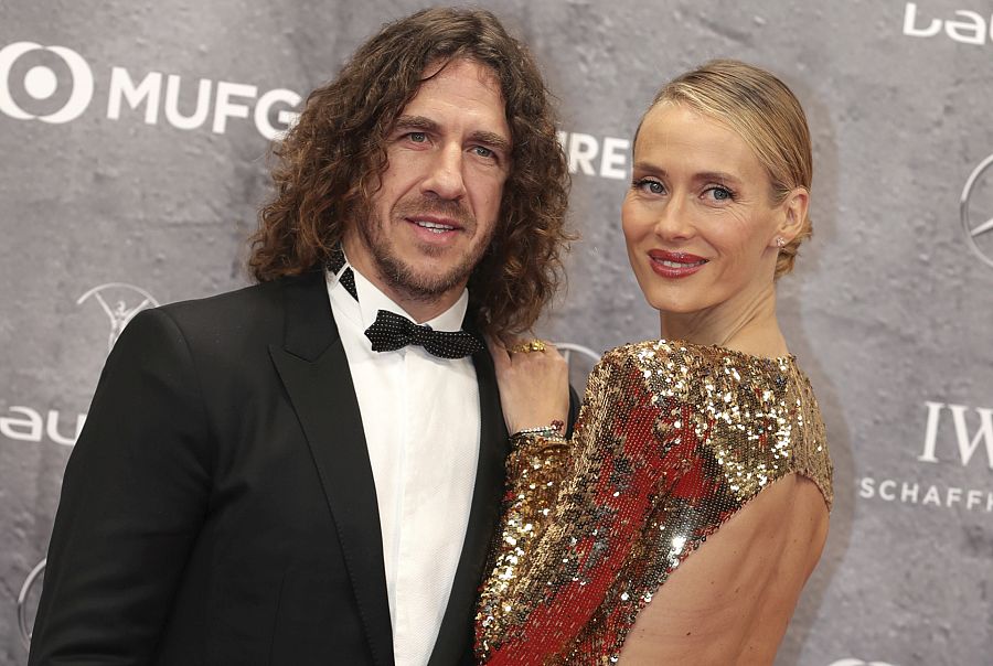 Vanessa Lorenzo y Carles Puyol