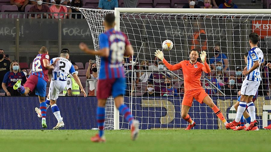 Así marcó el segundo tanto del partido Braithwaite