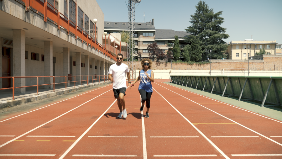 La presentadora Mary Ruiz entrena con los mismos métodos que los paralímpicos