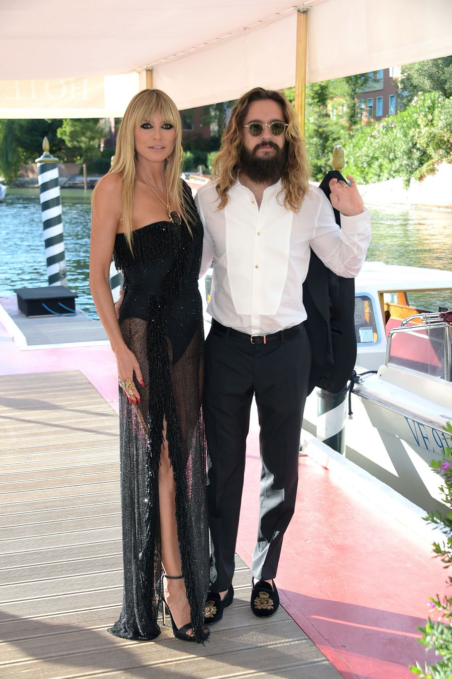 HEIDI KLUM Y TOM KAULITZ EN VENECIA ANTES DE DE ACUDIR A LA FIESTA DE DOLCE & GABBANA