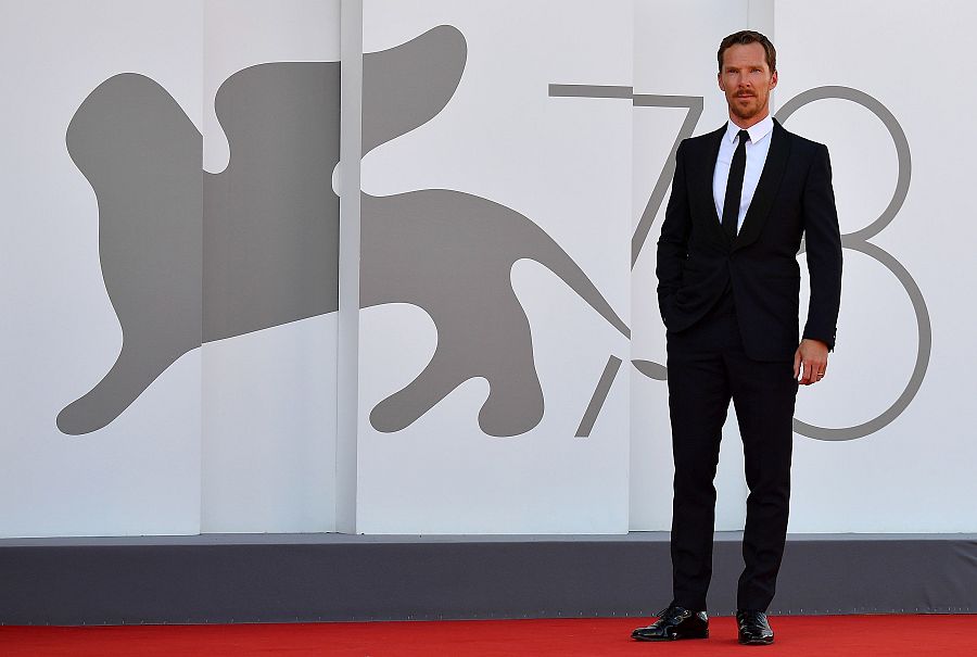 Benedict Cumberbatch en la premiere de 'El poder del perro' en el Festival de cine de Venecia