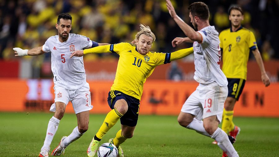 Busquets, en el Suecia-España