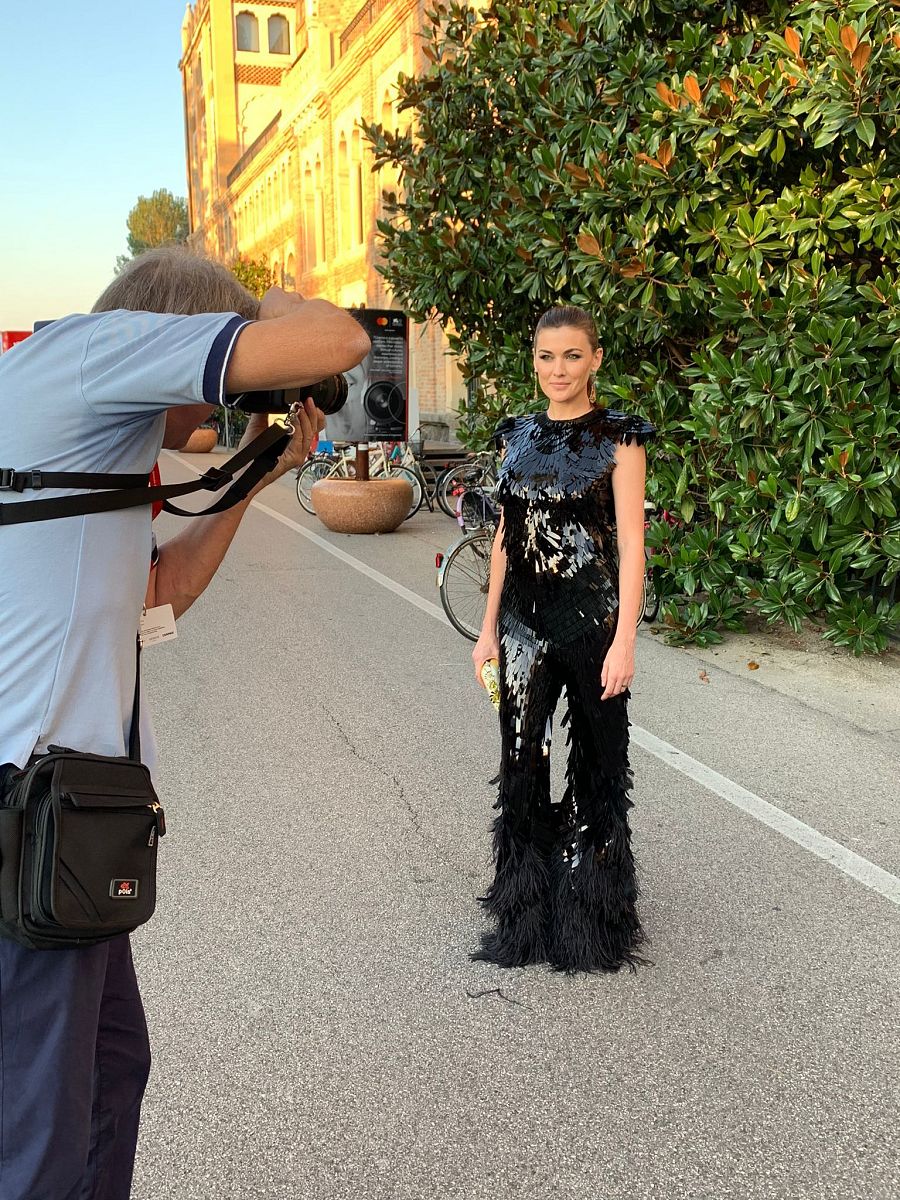 Marta Nieto posa en Venecia