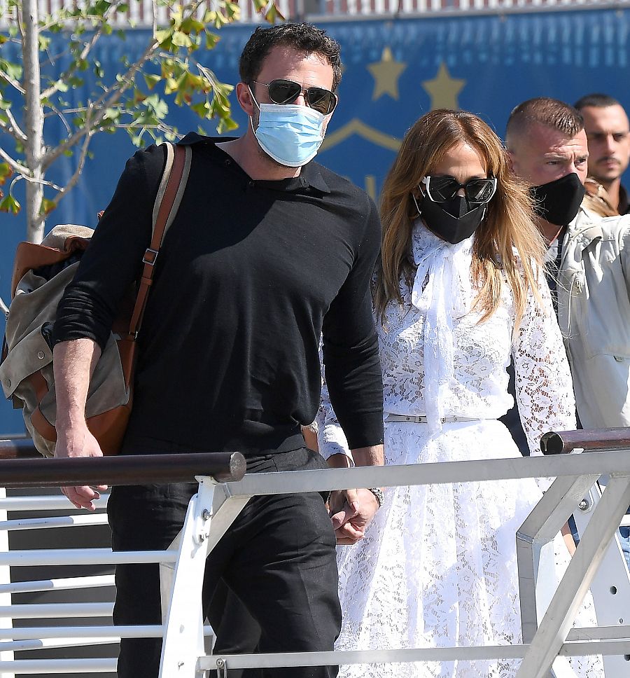 Ben Affleck y Jennifer López en Venecia