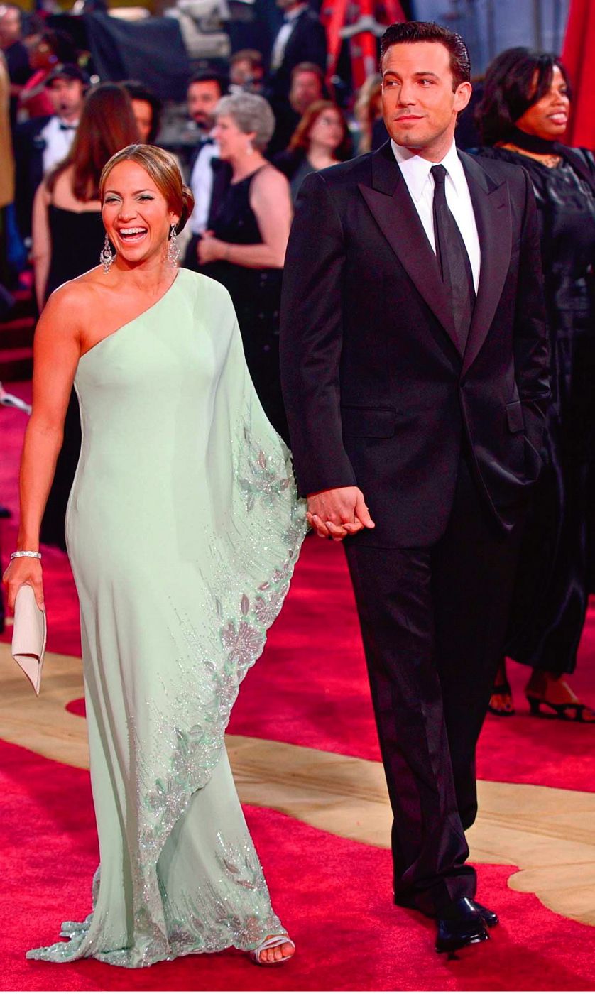Ben Affleck y Jennifer Lopez en los Oscar de 2003