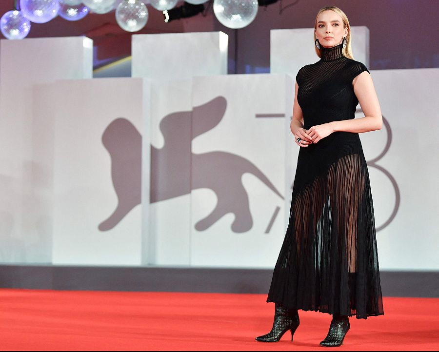 Jodie Comer en la premiere de 'The Last Duel'