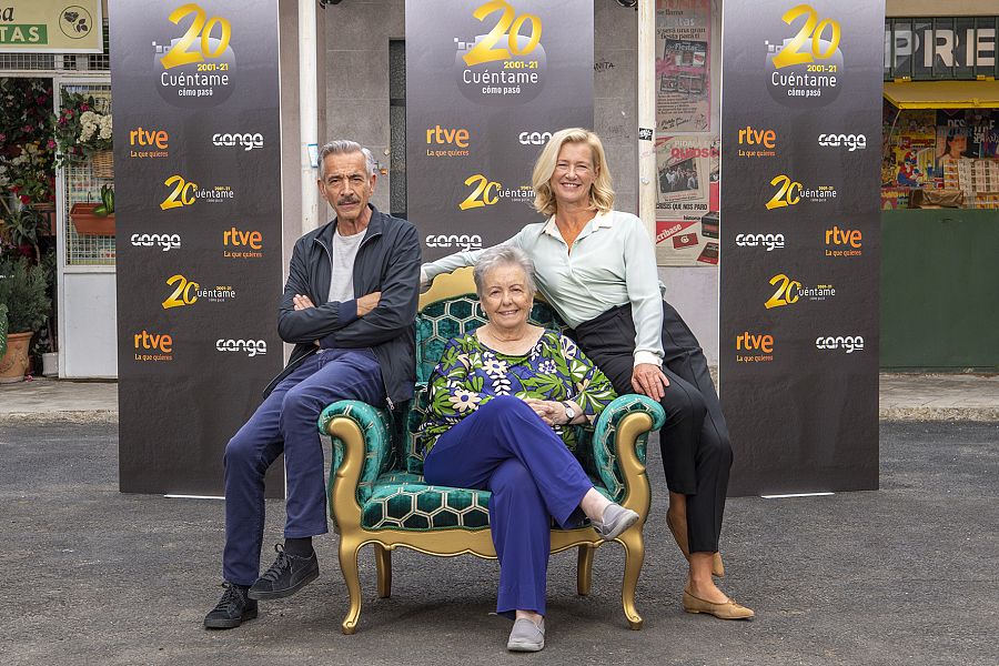 Imanol Arias, María Galiana y Ana Duato