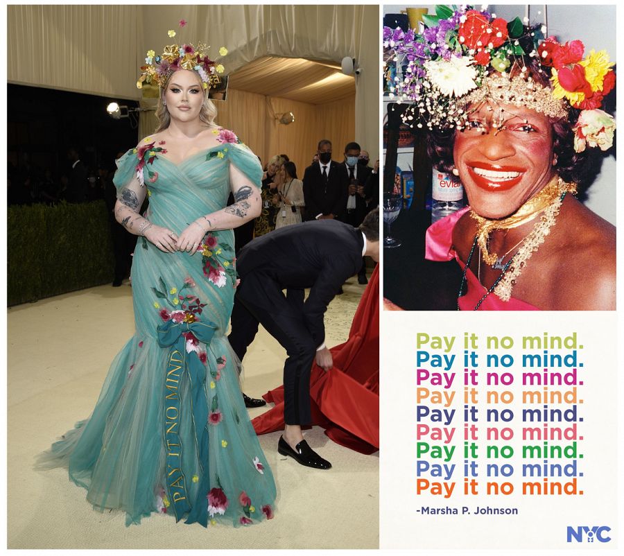 Nikkie de Jagger en la Gala del Met 2021