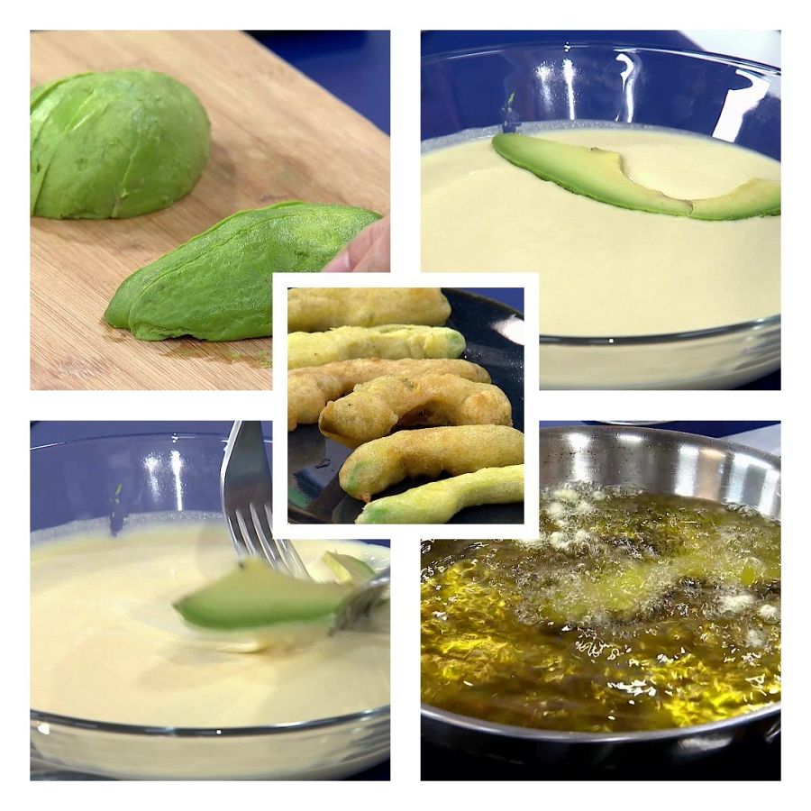 Paso a paso para cocinar la receta de aguacates empanados