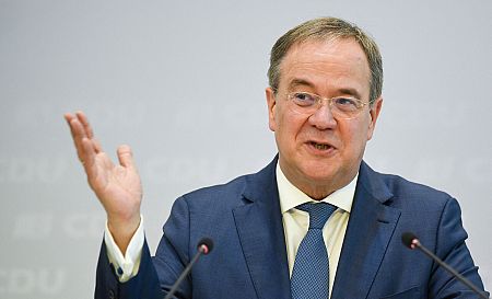 El candidato conservador Armin Laschet