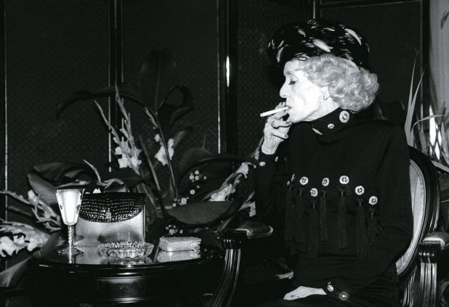 La actriz Bette Davis en 1989