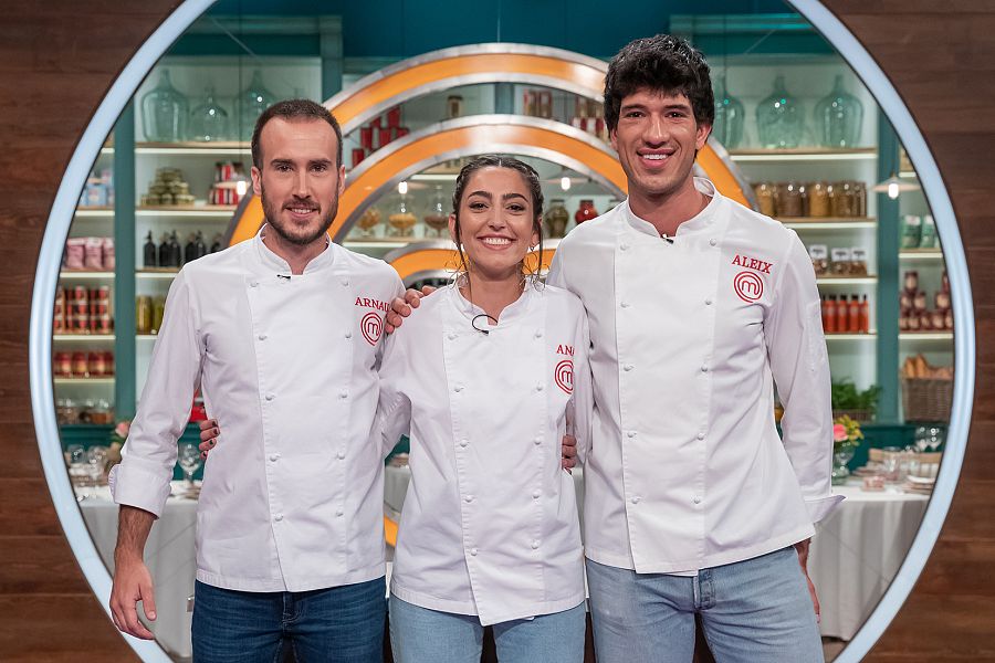 Aleix Puig, Ana Iglesias y Arnau París