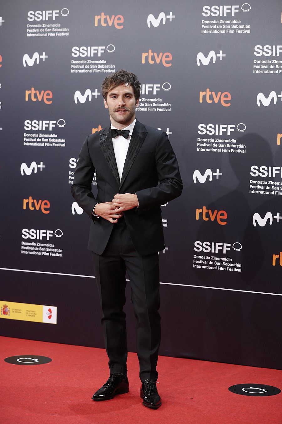 Ricardo Gómez en la ceremonia inaugural del Festival de cine de San Sebastián