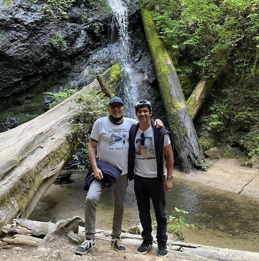 Willie Garson y su hijo Nathen